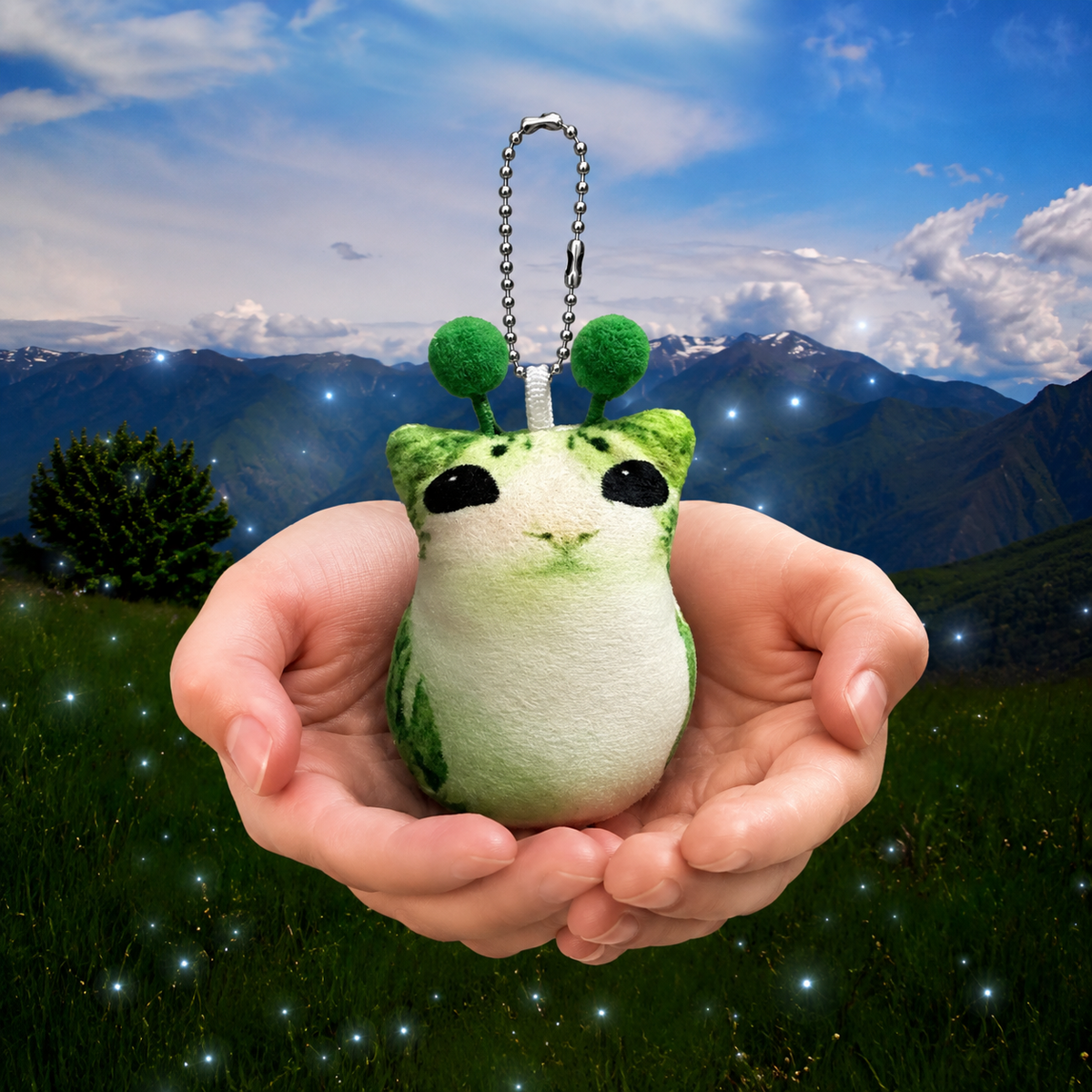 Alien meowl plush