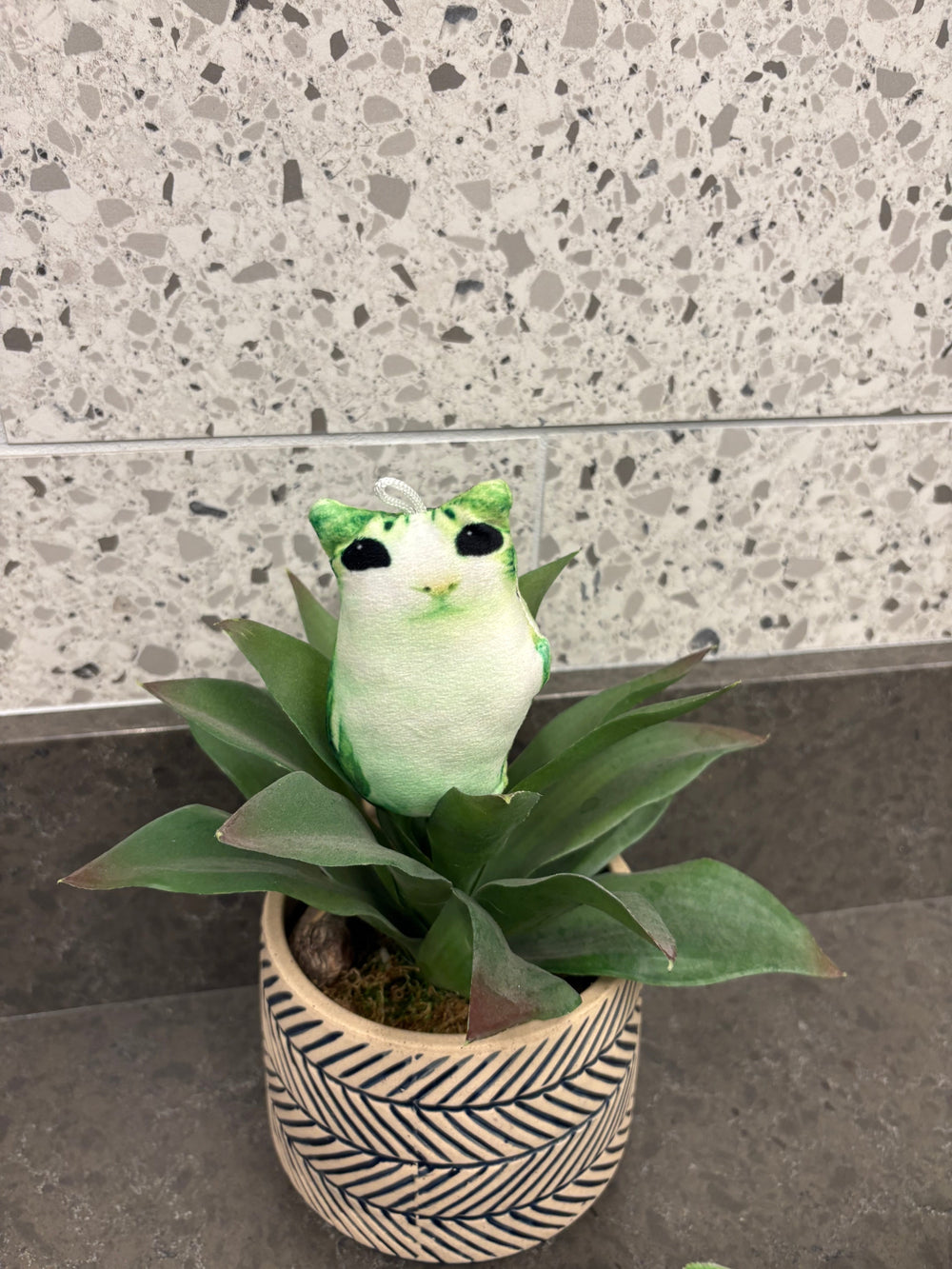 Alien meowl plush