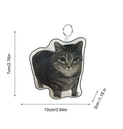 Cat Voice meme  Keychain