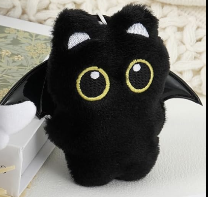 Miniloot 15 Cm Black Cat Plush Charm