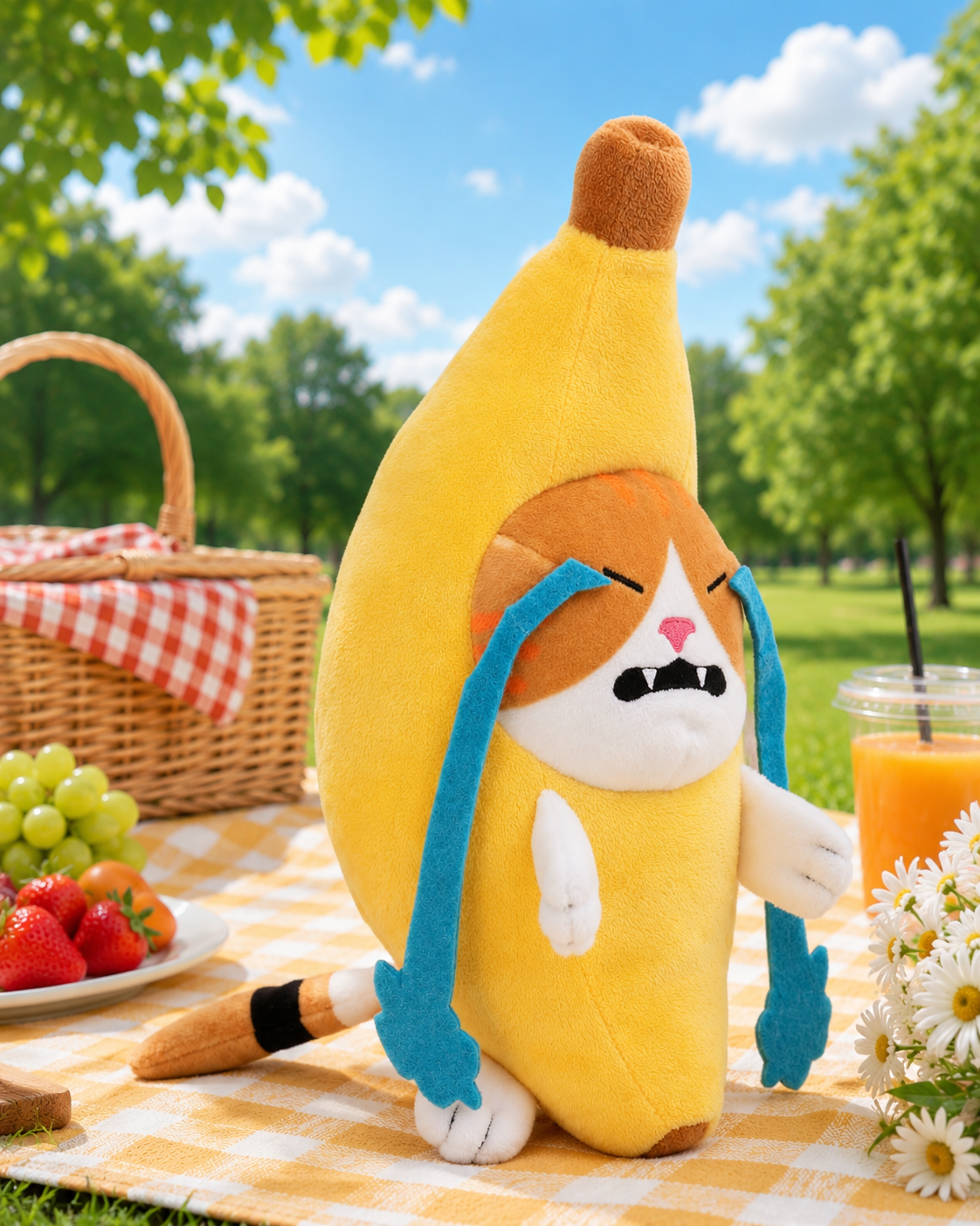 25cm Crying Banana Plush