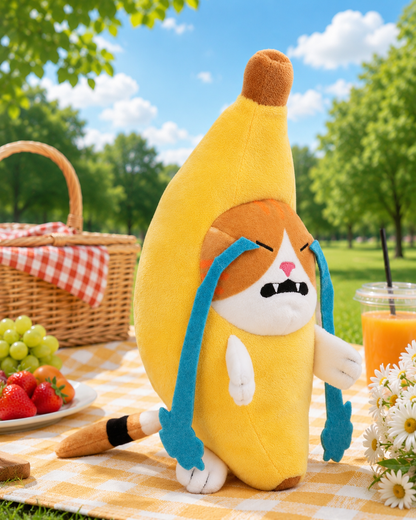 25cm Crying Banana Plush