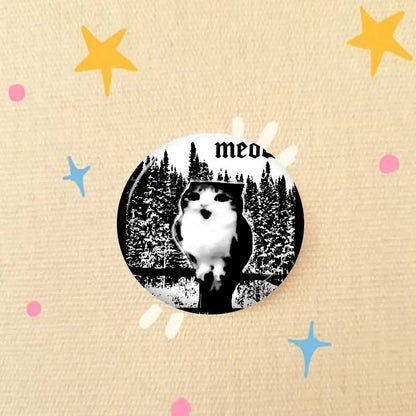 Meowl Pin